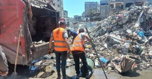 بلدية غزة: عدم إدخال الوقود لجمع وترحيل النفايات يفاقم الكارثة الصحية والبيئة