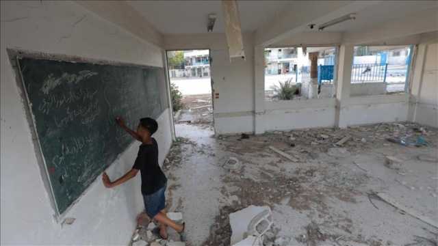 'أونروا': 625 ألف طفل بغزة حرموا الدراسة لأكثر من 8 أشهر