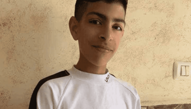 استشهاد الطفل محمد حوشية من بلدة قطنة