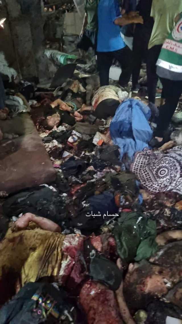 مجزرة الفجر.. 100 شهيد بقصف الاحتلال مدرسة تؤوي نازحين بغزة