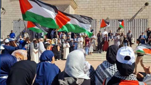 'جباليا عنوان الصمود'.. آلاف المغاربة يتضامنون مع فلسطين ولبنان