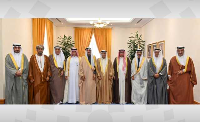 محمد بن مبارك آل خليفة يستقبل رؤساء الجمعيات الصحفية الخليجية