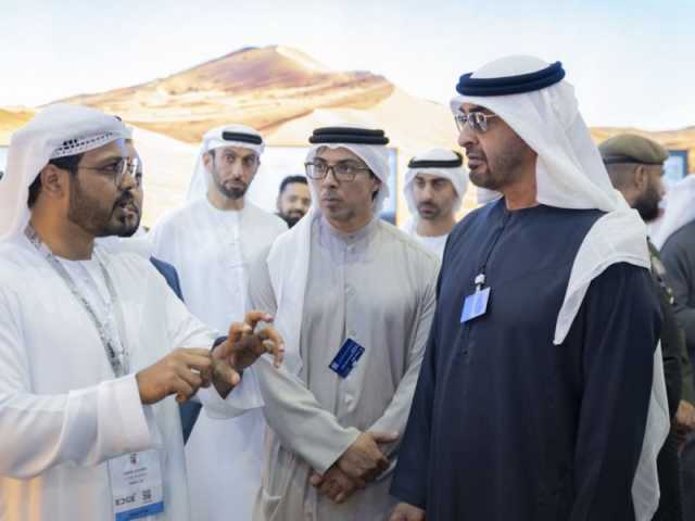 رئيس الدولة يزور معرض دبي للطيران 2023