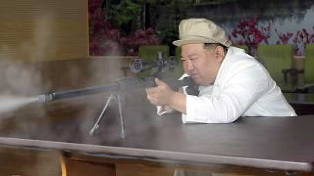 الزعيم الكوري الشمالي كيم جونغ أون يتفقد مصانع أسلحة ويحض على زيادة الانتاج