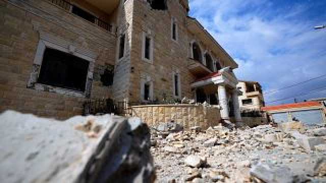 شاهد: آثار الدمار الذي خلفه القصف الإسرائيلي على قرى جنوب لبنان