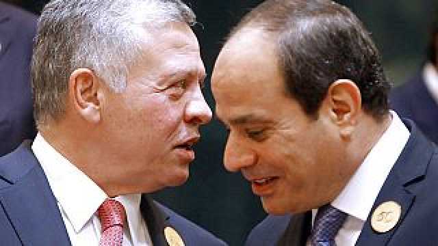 الرئيس المصري والعاهل الاردني يرفضان 'العقاب الجماعي' للفلسطينيين