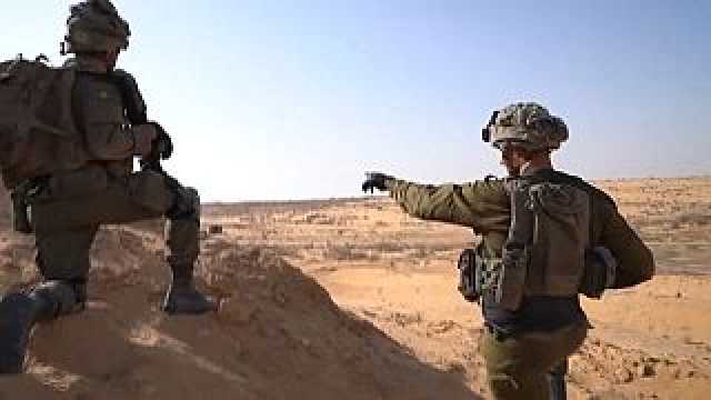 شاهد: تدريبات الجيش الإسرائيلي استعداداً لـ'الدخول البري إلى قطاع غزة'