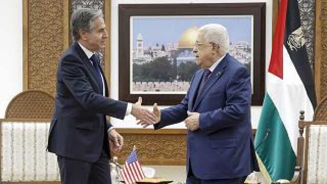 شاهد: الرئيس الفلسطيني يستقبل بلينكن في رام الله.. ما يحدث في غزة 'إبادة جماعية'