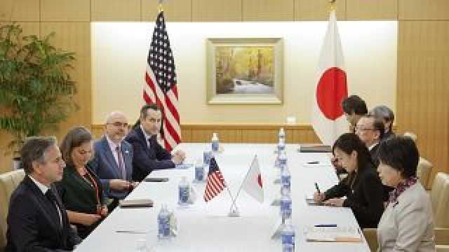 وزير الخارجية الأمريكي يلتقي نظيرته اليابانية في إطار قمة مجموعة الـ 7