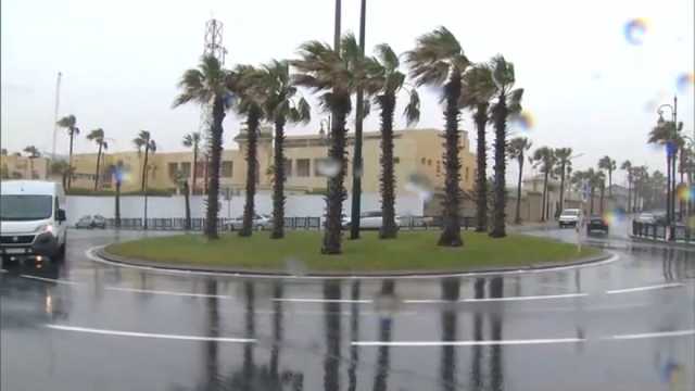 شاهد: هطول أمطار غزيرة في طنجة والقنيطرة في المغرب