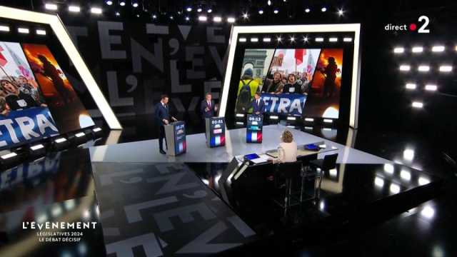 قادة فرنسيون يشاركون في مناظرة تلفزيونية قبل الجولة الأولى من الانتخابات التشريعية المبكرة